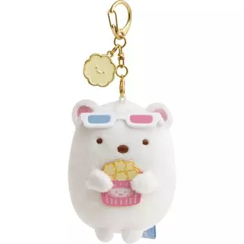Sumikko Gurashi Sumikko Кинотеатр Подвесная плюшевая игрушка Белый медведь MF39801