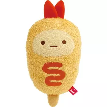 Sumikko Gurashi Tapioka Удобная плюшевая игрушка с хвостом креветки MO87101 В 280 x Ш 140 x Г 75 мм San-X Wakuwaku Store (Американская собака)