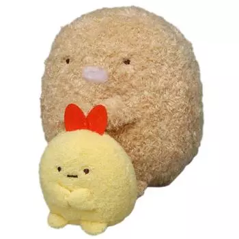 Sumikkogurashi Buruburu Sumikkogurashi Plush Toy Height 13cm (Tonkatsu) approx.