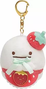 Sumikkogurashi Cafe Sumikko Strawberry Fair Hanging Stuffed Toy Ghost MY64601