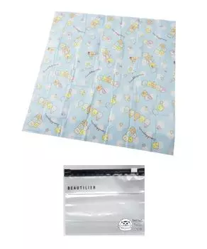 Sumikkogurashi Leisure For 2 Tatami 180 x Leisure Light Blue Dot Set Slider Sheet, Soft, 4-5 человек, Mats, 180 см, Mat, Складной, (Простыня для отдыха, сумка)