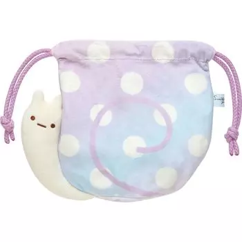Sumikkogurashi Mother and Twinkle Plush Drawstring Nisetsumuri CA48002 San-X [Lizard, Night]