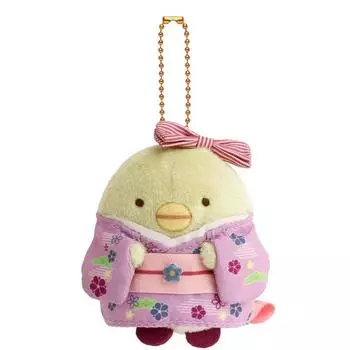 Sumikkogurashi Penguin Kimono Lizard Yellow Cat Plush Keychain For Gift Girls Kimono Green Penguin