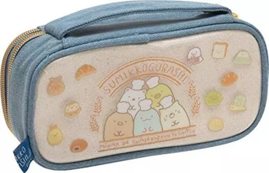 Sumikkogurashi Sumikkopankyoshitsu Twin Zipper Pen Pouch PY77001