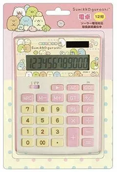Sumikkogurashi Usual Sumikko Calculator Pink EM30801