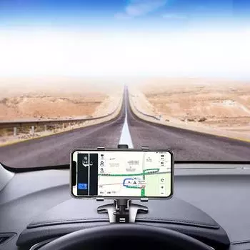 Sumitap HUD Car Phone Holder 1200°: Hidden Number Plate with AR Navigation