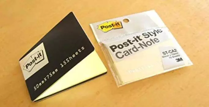 Сумитомо 3М Стиль Заметки Стиль 75 мм x 50 мм 15 листов Жемчужно-желтый [Post it] Карточки/Заметки Тело: Белый/Примечание: СТ-CA2