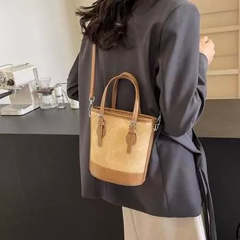 Сумка 2024 года, летняя новая мода, контрастные цвета, популярная сумка через плечо, летняя повседневная универсальная сумка-мессенджер синий