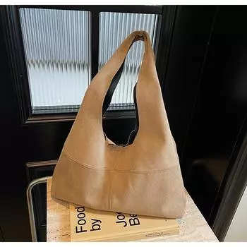 Сумка 2024 года, осенне-зимняя нишевая дизайнерская модная универсальная ретро-сумка-тоут, переносная сумка через плечо