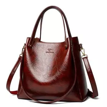 Сумка 2024, новинка, большая вместительная сумка через плечо, модная и элегантная сумка для мамы, универсальная сумка через плечо среднего возраста