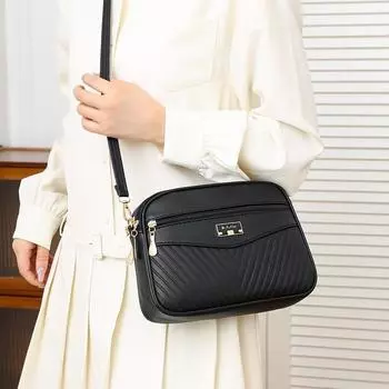 Сумка 2025 года, новая летняя женская сумка с косым ремешком, ниша, сумка под мышкой, напечатанная женская сумка через плечо, маленькая квадратная сумка