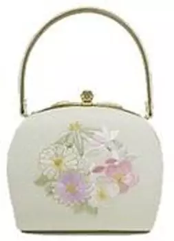 Сумка Андо с четырьмя джентльменами Подходит для выхода и подходит для японской и западной одежды JBA-1 Женская вышивка, Молочно-белый, Свадьбы,