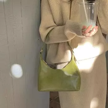 Сумка Bagbag для женщин, новая популярная контрастная цветная сумка через плечо, корейская Ins Niche Design Texture, сумка на одно плечо подмышкой