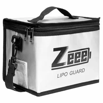 Сумка безопасности Zeee Lipo Nickel Metal Hydride Guard Взрывобезопасная сумка Огнестойкая сумка Большая вместительная сумка для хранения Чехол для защиты аккумулятора Безопасная сумка