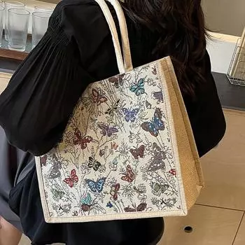 Сумка большой емкости, женская модная сумка для мамы, сумка через плечо для колледжа One Size чёрный