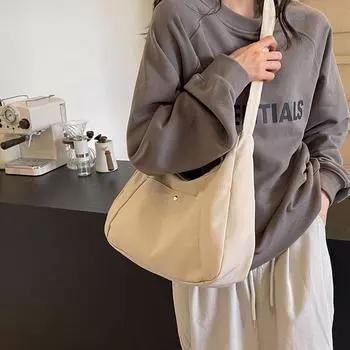 Сумка большой емкости, женская сумка-тоут, сумка через плечо, сумка через плечо бежевый