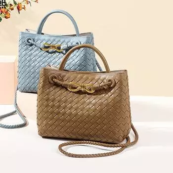 Сумка большой вместимости High Sense, женская индивидуальная темпераментная простая сумка ручной работы, практичная сумка через плечо через плечо One Size