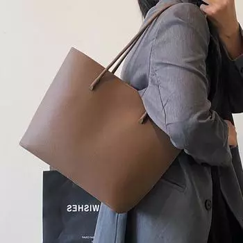 Сумка большой вместимости, осень/зима 2022, новая модная женская сумка, модная универсальная сумка на плечо с цепочкой, классная большая сумка