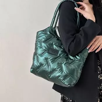 Сумка большой вместимости Женская большая сумка Легкая хлопковая сумка через плечо Сумка белый