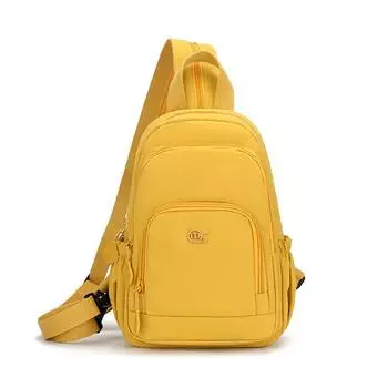 Сумка большой вместимости женская летняя новая универсальная сумка-мессенджер нишевый высококлассный рюкзак жёлтый
