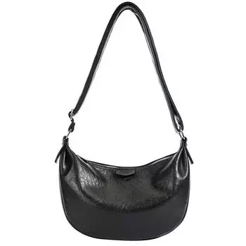 Сумка большой вместимости Женская новая универсальная повседневная дорожная на плечо/мессенджер чёрный