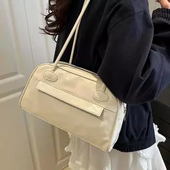 Сумка-боулинг в стиле ретро для подмышек Niche Design на весну и лето, универсальный темперамент, одноплечевая женская сумка