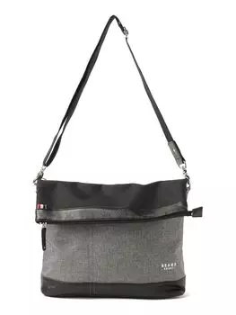 Сумка Campus Bag Chambray Heather Material Roll Сумка через плечо БЕСПЛАТНО [BEAMS HEART] Мужская CHARCOAL.G