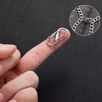 Сумка-цепочка, 2 шт., регулируемая металлическая застежка, съемная пряжка, аксессуар-цепочка для сумки