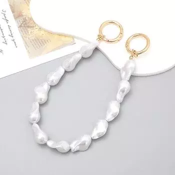 Сумка Цепочка Нерегулярные Имитация Жемчуга Части Сумки Аксессуары Для DIY Ручной Работы Чехол Для Телефона Цепочка Съемные Геометрические Ремни Для Сумки as the picture