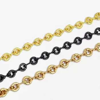 Сумка-цепочка с пончиком, геометрическая сумка, сумка-трансформер, подмышечный металлический ремень, аксессуары as the picture