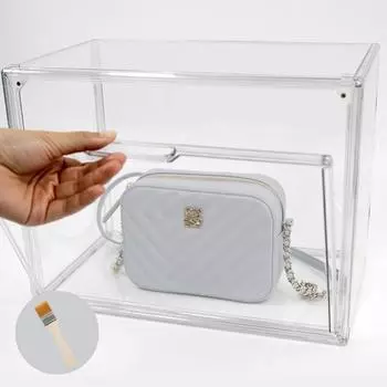 Сумка-чехол McEDA из акрила, шкаф для хранения фигурок, прозрачный (36x22x2..., 1 шт.)