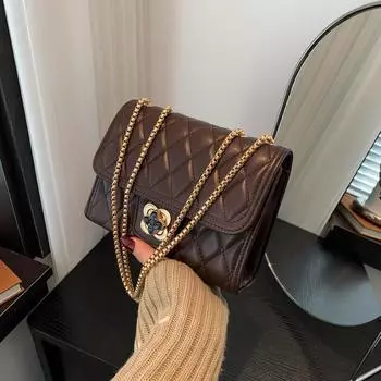 Сумка через плечо 2024 года, новая женская сумка-мессенджер, модная универсальная сумка через плечо, трендовая легкая сумка через плечо высокого класса чёрный