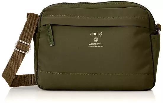 Сумка через плечо 2 11 A5 MOIST GTM0316 Olive [Anello Grande], для хранения, слои, карманы,