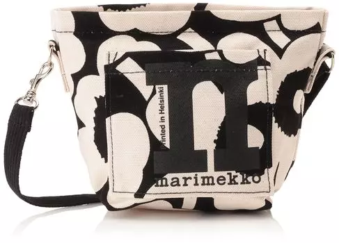 Сумка через плечо 92198 Mono Mini через плечо Unikko ЧЕРНАЯ [Marimekko] Женская ХЛОПОК, [Товар]