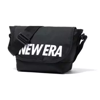 Сумка через плечо 9 л с принтом логотипа, черная 12854724 [New Era]