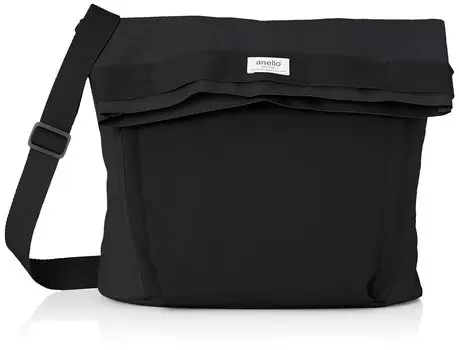 Сумка через плечо A4 OLIVE ATS0922 Черная [Anello] многофункциональная