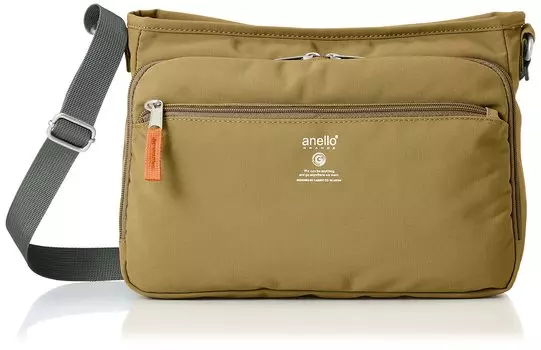 Сумка через плечо A5 CABIN GTM0452 бежевого цвета [Anello Grande], легкая, водоотталкивающая,