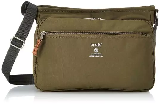 Сумка через плечо A5 CABIN GTM0452 Olive [Anello Grande], легкая, водоотталкивающая,