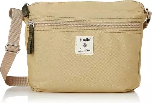 Сумка через плечо A5 water CRAFT GTM0302Z бежевая [Anello Grande] водоотталкивающая/многофункциональная