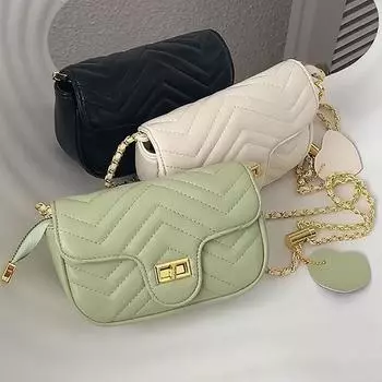 Сумка через плечо All Ins женская летняя сумка через плечо Tide Chain Bag Small Fragrant Wind Small Square Bag Single Shoulder Bag чёрный