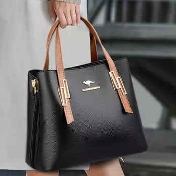 Сумка через плечо Atmospheric женская сумка-тоут с большой вместимостью для женщин чёрный