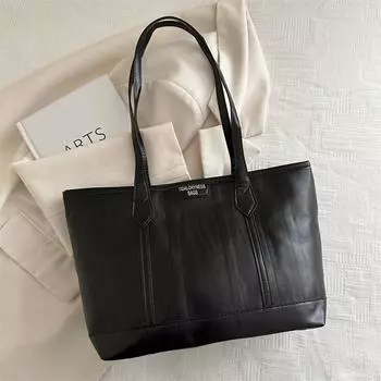 Сумка через плечо, большая вместительная сумка, женская фактурная ретро-сумка для зимних поездок