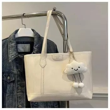 Сумка через плечо, большая вместительная сумка, женская фактурная ретро-сумка для поездок на работу