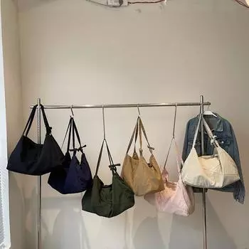 Сумка через плечо большой емкости нейлоновая тканевая сумка на плечо женская сумка для поездок на работу большая сумка для студентов и студентов