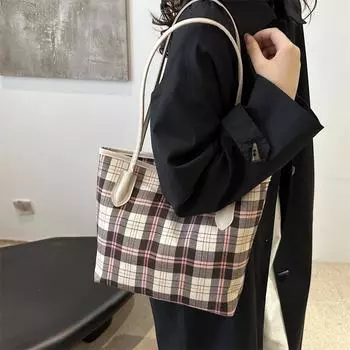 Сумка через плечо большой емкости Premium sense для женщин 2024 года, новая модная сумка через плечо для осени и зимы, женская симпатичная сумка-тоут