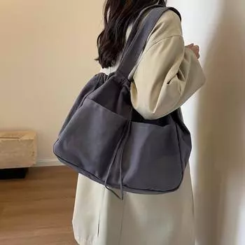 Сумка через плечо большой емкости Женская сумка Сумка-тоут для рук чёрный