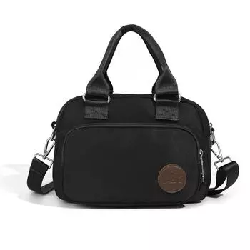 Сумка через плечо большой вместимости, сумка кроссбоди, сумка для матери среднего возраста, водоотталкивающая женская сумка чёрный