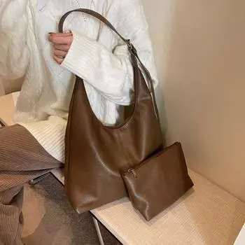 Сумка через плечо большой вместимости Женская сумка-ведро Большая сумка