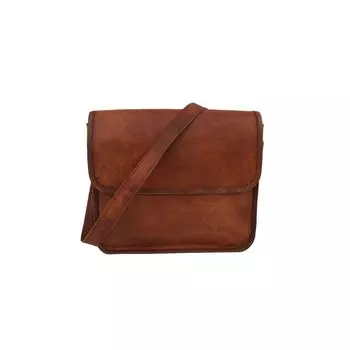 Сумка через плечо c9 Кошелек Кошелек Сумка Сумка из козьей кожи Сумки-мессенджеры 9 x 7 x 3 in коричневый