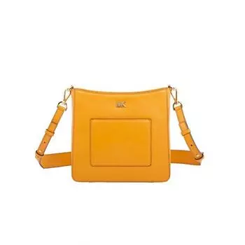 Сумка через плечо через плечо MICHAEL KORS Gloria Pocket Swing Bag цвета календулы Marigold